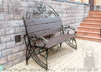 Кованые скамейки для сада в Екатеринбурге