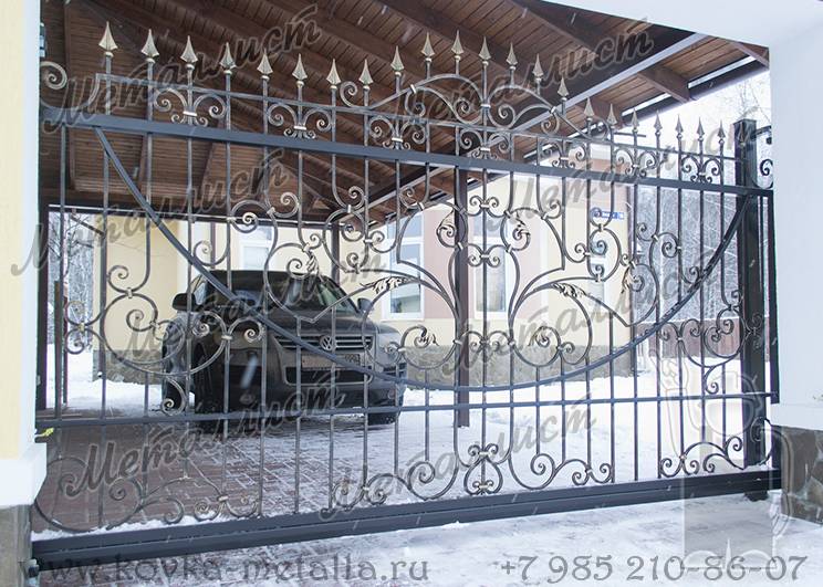 Кованые ворота: цена под ключ с установкой - irhidey.ru